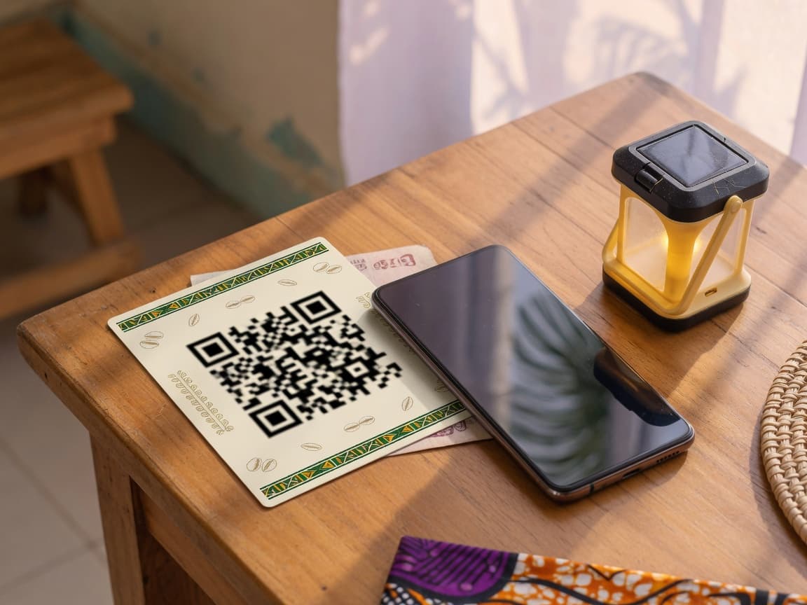 Product catalog and QR referral card